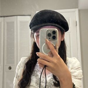 Black Beret Hat